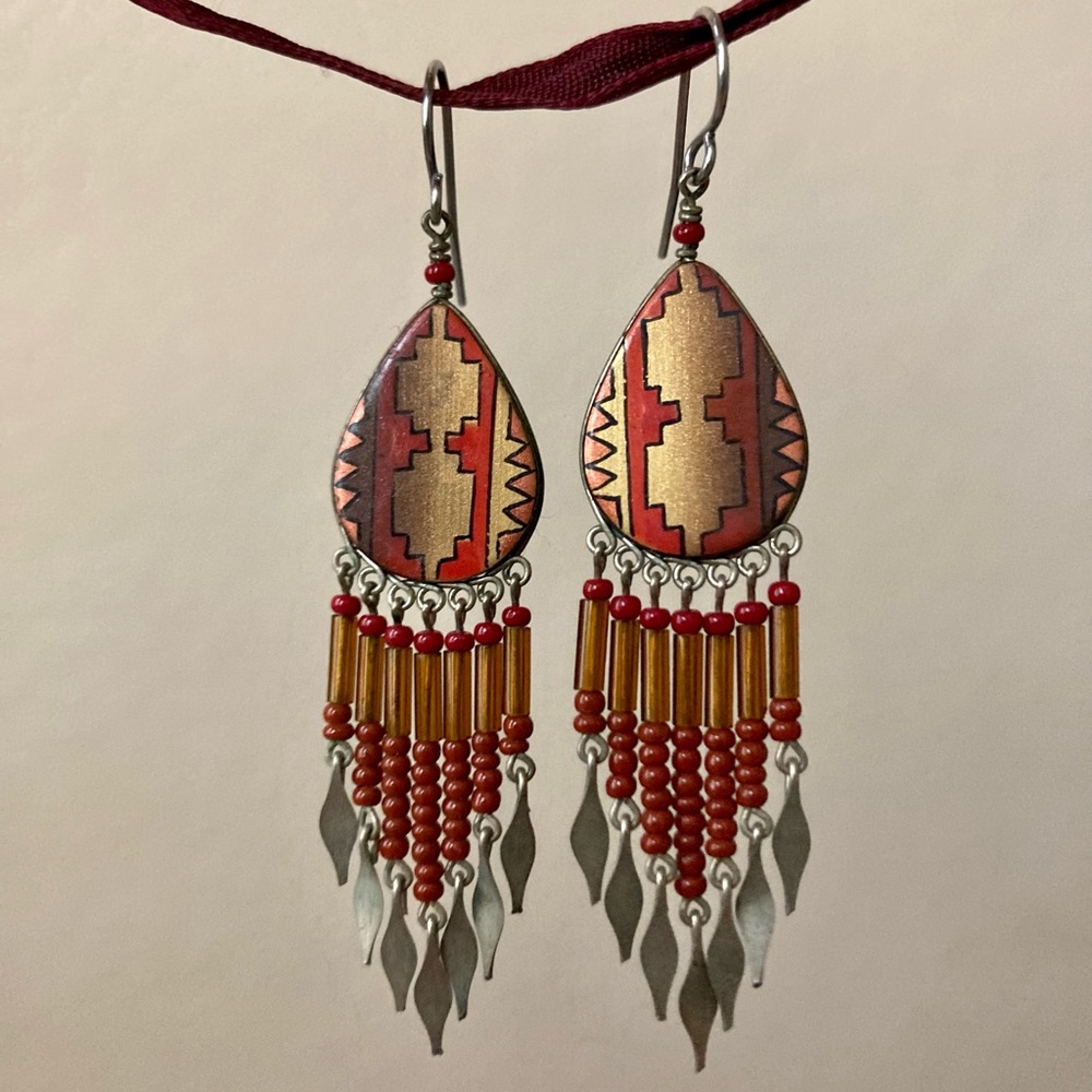 Native style earrings
